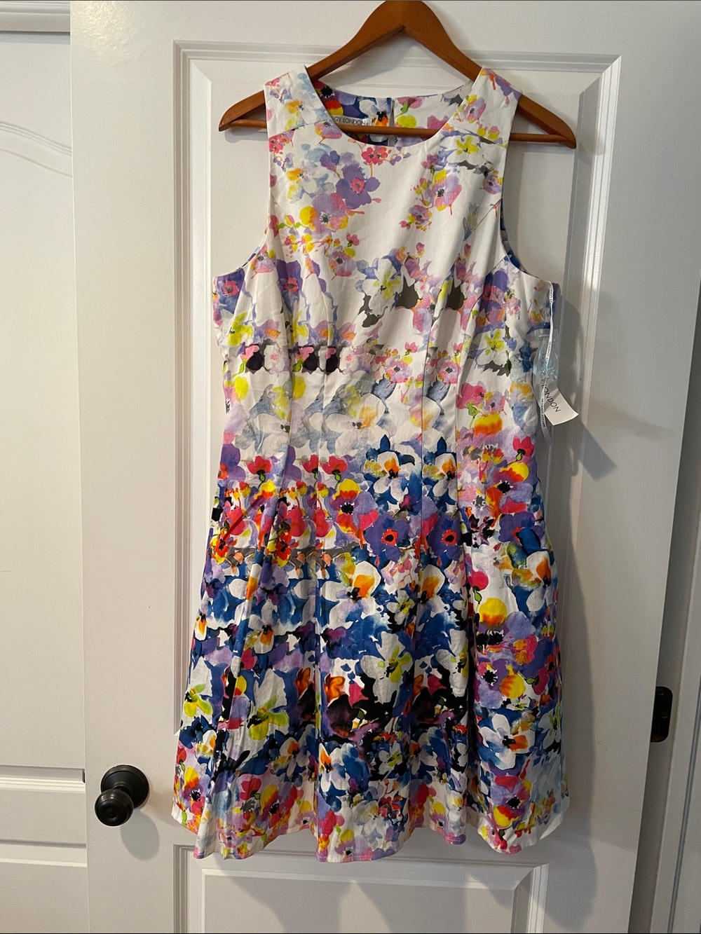 Floral Fit & Flare Dress - Multicolor